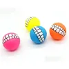 Dog Toys Chews Funny Pets Dog Puppy Cat Ball Teeth Toy Pvc Chew Sound Dogs Play Fetching Squeak Toys Pet Supplies Sil 187 K2 Drop Dhxs8