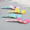 Mignon enfant cheveux accessoires filles papillon épingles à cheveux coiffure bébé BB Clips mode Bang Clip dessin animé papillons Barrettes