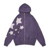 Kobiet Knits Tees Internet Celebryty National Swetan Sweater American Retro Star Design Knited Sweter Kobieta Ins Autumn Hooded Jacket 221206