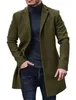 Men's Wool Blends winter Korean doublesided cashmere wool coat men's medium long British windbreaker wool coat thickened over the knee 221206