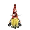 Other Festive Party Supplies Halloween Decorations Spider Bat Skl Decorative Striped Hats Party Festival Gnome Plush Dolls Gifts H Dh9Ze
