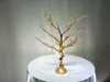 gümüş mum tutucular altın manzanita yapay ağaç 30 "masa merkezinde parti yol kurşun masa üstü düğün dekorasyonu