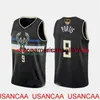 Bordado personalizado Bobby Portis 2021 Finals Jersey Men's Women Filles XS-5XL 6XL Jersey