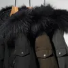 Mens ner parkas förtjockad jacka 30 vinter varm kappa män mode lång vit anka huva plus storlek 5xl 221207