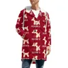 남자 트렌치 코트 클래식 풍선 동물 다채로운 인쇄 레트로 캐주얼 겨울 자켓 야외 두꺼운 디자인 대형 윈드 브레이커