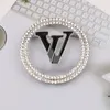 Famous Design Brand Desinger Brooch Women Crystal Rhinestone Pearl Letter Brooches Suit Pin Luxurys Fashion Gifts Jewelry Clothing Decoration Accessories Style-3