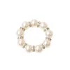 White Imitation Pearls Napkin Rings Wedding Napkins Buckle For Wedding Reception Party Table Decorations Supplies