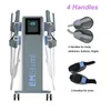 4 handgrepen met RF Emslim HIEMT Body Slimming Machine EMS Elektromagnetische spierstimulatie Vet Verbrandende schoonheidsapparatuur