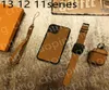 Throiesen -Mode -Anzug -Telefonhüllen für iPhone 13 Fall 13Promax 12 11 xs XR XSMAX 7 8 plus Kopfhörerabdeckung und Uhrengurt Birthda9683572