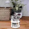 Storage Boxes Brush Makeup Holder Rack Organizer Acrylic Dryer Container Storagestandpainting Clear Stationary Pentable Shelves