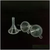 Colanders Strainers Separating Liquid Hopper Filling Funnel Plastic Transparent Filter Alloter Per Drip Leakage Laboratory Gadgets Dh1H2