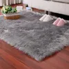 Carpets KELOSICI Long Plush Artificial Wool Carpet Bed Bedroom HOME Modern Sofa Soft Rug Living Room Windows Fur Tapetes Customized