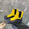 Laarzen hot boot klassiek canvas schoenen ontwerper dames enkel laarzen jurk schoen buiten mode schoen dikke bodem middenlengte laars 221129