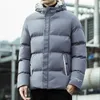 Jaqueta masculina de Parkas Parka com capô espessante de outono de inverno Puffer de casaco quente roupas de moda de moda de clima frio 221207