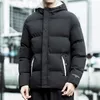 Jaqueta masculina de Parkas Parka com capô espessante de outono de inverno Puffer de casaco quente roupas de moda de moda de clima frio 221207