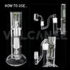 Adaptador de bongs de vidrio 18 mm desplegable Macho a hembra 14 mm Fumar dropshipping