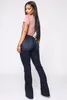 Jeans da donna Donna Denim Flare Pants Vita alta Slim Stretch Casual Bootcut Prezzo all'ingrosso di alta qualità 221206