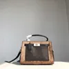 COABAG Mini Tote Bag Totes Lovely Luxurys Handbag Brown Womens Designer Bag C Leather Shoulder Shopper Bags Lady Purse Wallet 221207