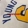 TODOS OS Bordados Young Thompson Curry Wiggins Durant 6# 2020 Jersey White Personalize qualquer Nome do Número XS-5xl 6xl