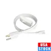 T5 T8 LED-Drahtverbinder, Netzschalter, Kabel, Rohrverlängerung, Leuchtenkabel, Ein/Aus-Schalter, 1 Fuß, 2 Fuß, 3,3 Fuß, 4 Fuß, 5 Fuß, 6 Fuß, 6,6 Fuß, 100 Stück, Usastar