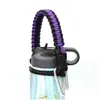 음료웨어 핸들 음료 핸들 컵 로프 밧줄 징수 공간 냄비를 사용하여 휴대용 꼰 우산 로프 컵과 함께 액세서리 DH0TW