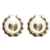 Bamboe Oorbellen voor Vrouwen Acryl Clear Gold Hoop Earring Accessoires Mode Jewelry301x