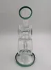 Waterpijpen Groen Glazen Bong 10 Inch Klassieke Stijl Dab Rig Shisha met Vrouwelijke 14mm Gezamenlijke Waterleidingen