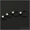 Nose Rings Studs Wholesale Stainless Steel Open Nose Hoop Ring Studs Ear Bone Nail Nice Body Pierce Jewelry 83 E3 Drop Delivery Dhaib