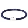 Braccialetti con ciondoli Braccialetto di corda di moda Uomo Donna Rame Chiusura magnetica Braccialetti maschili Gioielli Stile estivo Coppia SL021