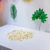 パーティーデコレーション100pcs紙紙テーブルの装飾とウェディングキャンディーバーワインボトル/ゴブレット/ハートゴールデン/レッド