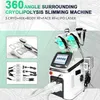 High Technology 360 Cryolipolysis Freeze Slant Machine Ultrasonic 40K Cavitation Lipo Laser Freezing Body Weight Loss Beauty Salon Equipment
