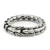 Chain Ouroboros Vintage Punk Bracelet For Men Stainless Steel Fashion Jewelry Hippop Street Cture 5613 Q2 Drop Delivery Bracelets Dhikd