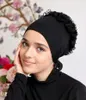 スカーフ2022最新のイスラム教徒の女性ヒジャーブスカーフストレッチターバンボンネットタイバックボリューマイザーアンダースカーフヘッドバンドラップヘッドラップ