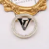 Famous Design Brand Desinger Brooch Women Crystal Rhinestone Pearl Letter Brooches Suit Pin Luxurys Fashion Gifts Jewelry Clothing Decoration Accessories Style-3