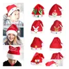 Beanie / Skull Caps 12 Styles Fast Christmas Ornament Adt Red Common Hat Santa / Child Cartoon Glowing Drop Delivery Fashion Accessori Dhl82