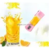 Fruit Vegetable Tools Mini Usb Charge Portable Juicer Kitchen Gadgets Blender Vegetables Fruits Juice Mixing Cup Mti Function Drop Dhizj