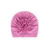 Beanie/Skull Caps Fashion Baby Cap Spring And Summer Single Layer Cotton Breathable Headwrap Knitted Fabric Hat Toddler Infant Soft Dhgtg