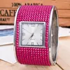 Wristwatches 2022 Luxury Womens Bracelet Watches Ladies Dress Quartz Rhinstone Relogio Feminino Square Clock Green Gift