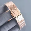 Złote męskie automatyczne zegarki mechaniczne klasyczny styl 42 mm pełny pasek ze stali nierdzewnej górne zegarki na rękę Supphire Super Luminous Royal Quality Montre de Luxe zegarki