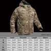 Mens Down Parkas Mege Veste Tactique Parka D'hiver Manteau De Camouflage Combat Vêtements Militaires Multicam Chaud En Plein Air Airsoft Outwear coupe-vent 221207