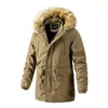 Jaquetas masculinas jaqueta de inverno homens engrossam jaquetas de lã de machos de streetwear masculino parkas casaco de capuz destacável, algodão, algodão, roupas 221205