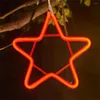 Strings 30CM Star Shape Garland Light Christmas Tree Decor Hanging Lights For Xmas Holiday Wedding Party Patio Yard Fairy String