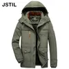 Mens Down Parkas Brand Casual Jacket Fashion Thick Winter Male Fur Trench Overcoat uppvärmda varma jackor Rockar Parka Men 221207