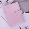 Anteckningar US Stock A6 Waterproof Arons bindemedel Hand Ledger Notebook Shell Looseleaf Notepad Dagbok Stationery ER School Office Supplies DHZR5