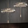 Lampade a sospensione Luci a LED nordiche Design creativo Lampade in vetro Sala da pranzo Lampada a sospensione Illuminazione interna vivente