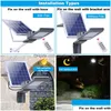 Street Lights LED Solar Light SMD High Power Flood Security Garden Waterdicht IP66 Floodlight Pool Lamp Druppel Levers Licht Licht in OT1XZ