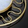 Horloges murales Verre industriel Montre classique Big Gold Mécanisme silencieux Chambre Creative Luxe Relojes Murale géant