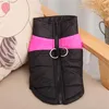 Gilet chaud pour chien vêtements gilets pour chiens de compagnie manteaux avec laisses anneaux vêtements pour chiens