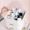 Boîte de rangement cosmétique de grande capacité étanche à poussière de salle de bain de bureau de beauté Organisateur de soins de la peau Dessin de stockage de soins de la peau 7351157