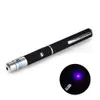 405 nm 5 MW laser zaklampen draagbare single-point pointer pen met blauw-violet licht mini zaklamp LED paarse detector toorts voor test